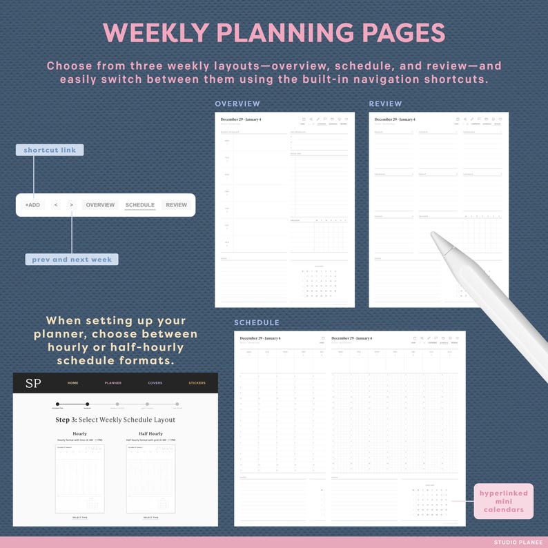 2026 Digital Planner for Goodnotes | Daily, Weekly, Monthly | Calendar ...