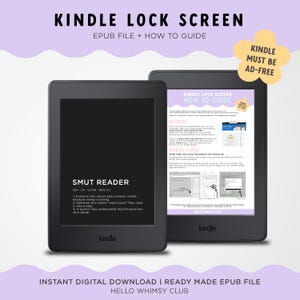 Smut Reader Definition Kindle Låsskärm | Kindle Skärmsläckare | Kindle Paperwhite | Anpassad Kindle Bakgrund | Kindle Girlie | Bokälskare