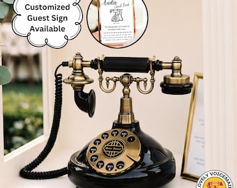 Audio Guest Book with Sign, FREE SHIPPING, Voicemail Guest Book perfect for Wedding, Parties and Events