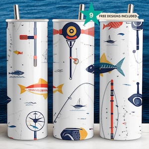 Dad Fishing Tumbler Wrap PNG, Fish Tumbler Wrap Design, Men Tumbler PNG, Sublimation PNG, Fishing Gear Tumbler, Mens Tumbler Png, Digital