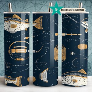 Fishing Tumbler Wrap PNG, Men Tumbler PNG, Digital Download, Fish Tumbler wrap, Sublimation PNG, Fishing Gear Tumbler, Dad Fishing Tumbler