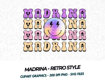Retro madrina Latina svg png  latina vintage svg png latina pride png  retro svg puerto rican svg mexican svg files cricut sublimation file