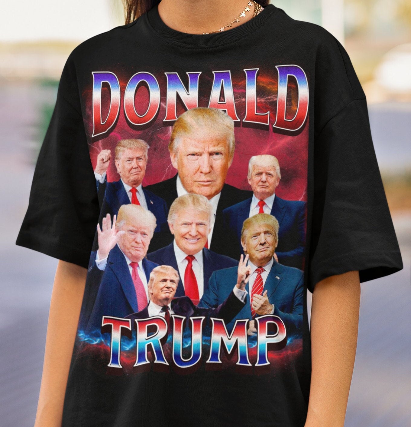 DONALD TRUMP Vintage Shirt, Donald Trump Homage Tshirt, Donald Trump Fan  Tees