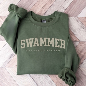 Funny Retirement Gift for Swimmers College Grad Gift for Retired Swimmer, Swim Coach Gift, Swim Gifts for Best Friend, Swim Shirt Team