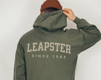 Leapster Custom Leap Day Birthday Gift Unisex Hoodie with Birth Year, Personalized Bday Gift for Leapling born on February 29 Sweatshirt