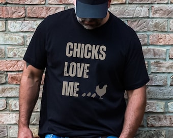 Funny Chicken Farming Shirt Homesteader Chicken Dad, Farm Shirt for Men, Farming Gifts for Chicken Lover, Backyard Chicken Homesteading
