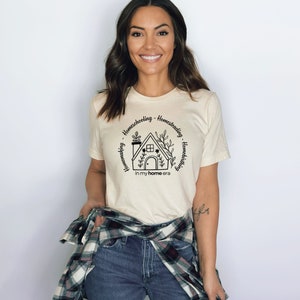 Homestead Gift for Mom Shirt, Homeschool Mom Shirt Gift, SAHM Tee Homebirth Gift for Homemakers TShirt, Trendy Home Era Shirt Natural