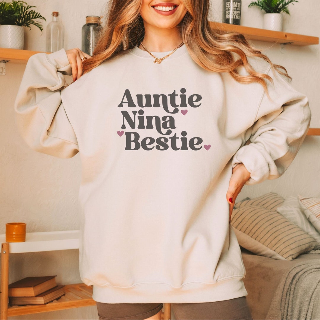 Auntie & Aunties Bestie Matching Sweatshirts - Family Outfits