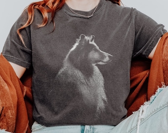 Rough Collie Shirt, Dog Mom Shirt, Rough Collie Gifts, Dog Dad Tshirt, Comfort Colors Tee, Gift for Dog Lover, Pet Parent T-Shirt, Dog Tee