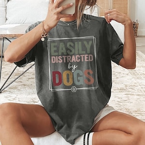 Funny Dog Shirt Gift for Women, Funny Comfort Colors Dog Shirt for Dog Lover, Cute Tshirt Gift for Dog Mom, Funny Dog Person T Shirt Gifts