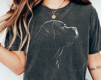 Mastiff Silhouette Comfort Colors Shirt, Mastiff Mom Shirt, Mastiff Dad Shirt, Cute Mastiff Lover Tee, Mastiff Owner Gift Tshirt