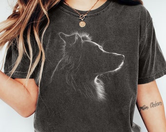 Border Collie Shirt, Dog Mom Shirt, Border Collie Gifts, Dog Dad Tshirt, Comfort Colors Tee, Gift for Dog Lover, Pet Parent T-Shirt, Dog Tee
