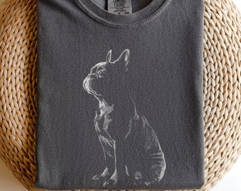 Frenchie Dog Shirt, Frenchie Tshirt, Gift for Frenchie Owner, Gift For Frenchie Lover, French Bulldog Mama Tee, Frog Dog T-Shirt
