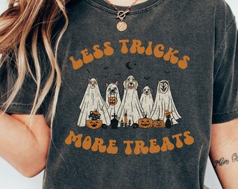 Halloween Ghost Dogs Shirt, Ghost Dog Shirt, Vet Tech Shirt, Comfort Colors® Shirt, Spooky Ghost Dogs Shirt, Spooky Dog Halloween Shirt