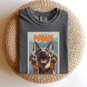 German Shepherd Comfort Colors T Shirt, GSD Mom Tee, Funny Gift for German Shepherd Owner, Dog Dad Tshirt, German Shepherd Gifts