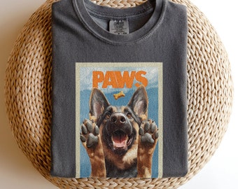 German Shepherd Comfort Colors T Shirt, GSD Mom Tee, Funny Gift for German Shepherd Owner, Dog Dad Tshirt, German Shepherd Gifts