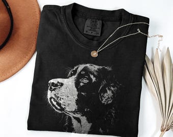 Bernese Mountain Dog Shirt for Dog Lovers, Berner Shirt, Bernese Mountain Dog Gifts, Dog Mom Shirt for Her, Berner Comfort Colors Shirt Gift