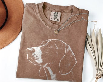 Foxhound Shirt for Dog Lover, Hunting Dog Shirt, Gift for Dog Owner, Dog Lover Gifts, Dog Mom Tshirt, Dog Dad T Shirt, Animal Lover T-Shirt