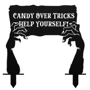 Zombie Yard Stake, Zombie, Trick or Treat, Metal Yard Art, Halloween Home Decor, Halloween Gifts, Halloween Outdoor Decor, Halloween Art
