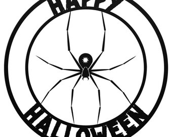 Black Widow Spider Art, Metal Wall Art, Halloween Home Decor, Halloween Gifts, Halloween Outdoor Decor, Halloween Art, Gothic Wall Art