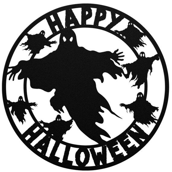 Ghost Wall Art, Ghost, Ghost Metal Wall Art, Halloween Home Decor, Halloween Gifts, Halloween Outdoor Decor, Halloween Art, Gothic Wall Art