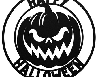 Jack O Lantern Art, Pumpkin, Metal Wall Art, Halloween Home Decor, Halloween Gifts, Halloween Outdoor Decor, Halloween Art, Gothic Wall Art
