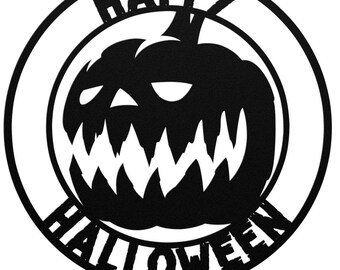 Pumpkin, Jack O Lantern Art, Metal Wall Art, Halloween Home Decor, Halloween Gifts, Halloween Outdoor Decor, Halloween Art, Gothic Wall Art