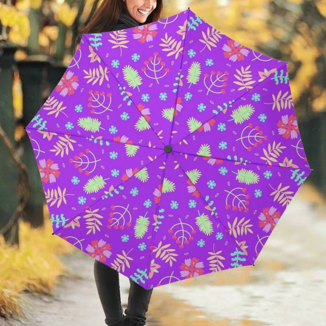 Botanical Print Umbrella Serene Umbrella Design Gift for Etsy