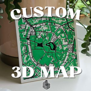 Persoonlijke 3D Map | Een unieke decoratie!