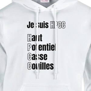 Felpa HPCC | Alto potenziale | Rompiscatole | Umorismo | Divertente | Scrivere prima