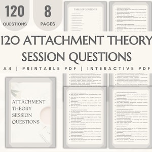 Attachment Theory Therapy Questions Adult Attachment Therapy Worksheets Fear of Abandonment Inner Child Therapy Avoidant Attachment Healing