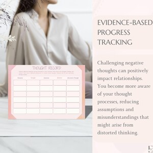 CBT Thought Record CBT Unhelpful Thinking Styles Worksheet Therapy Tools for Teens Counseling Handout Trauma Therapy CBT Anxiety Printable image 7