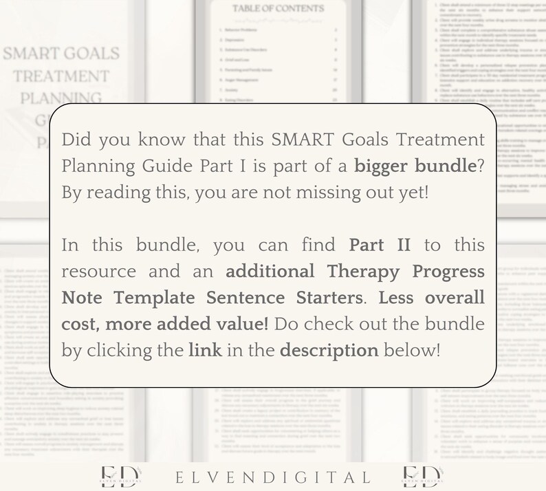 SMART Goals Treatment Planning Guide Therapy Intervention Clinical ...