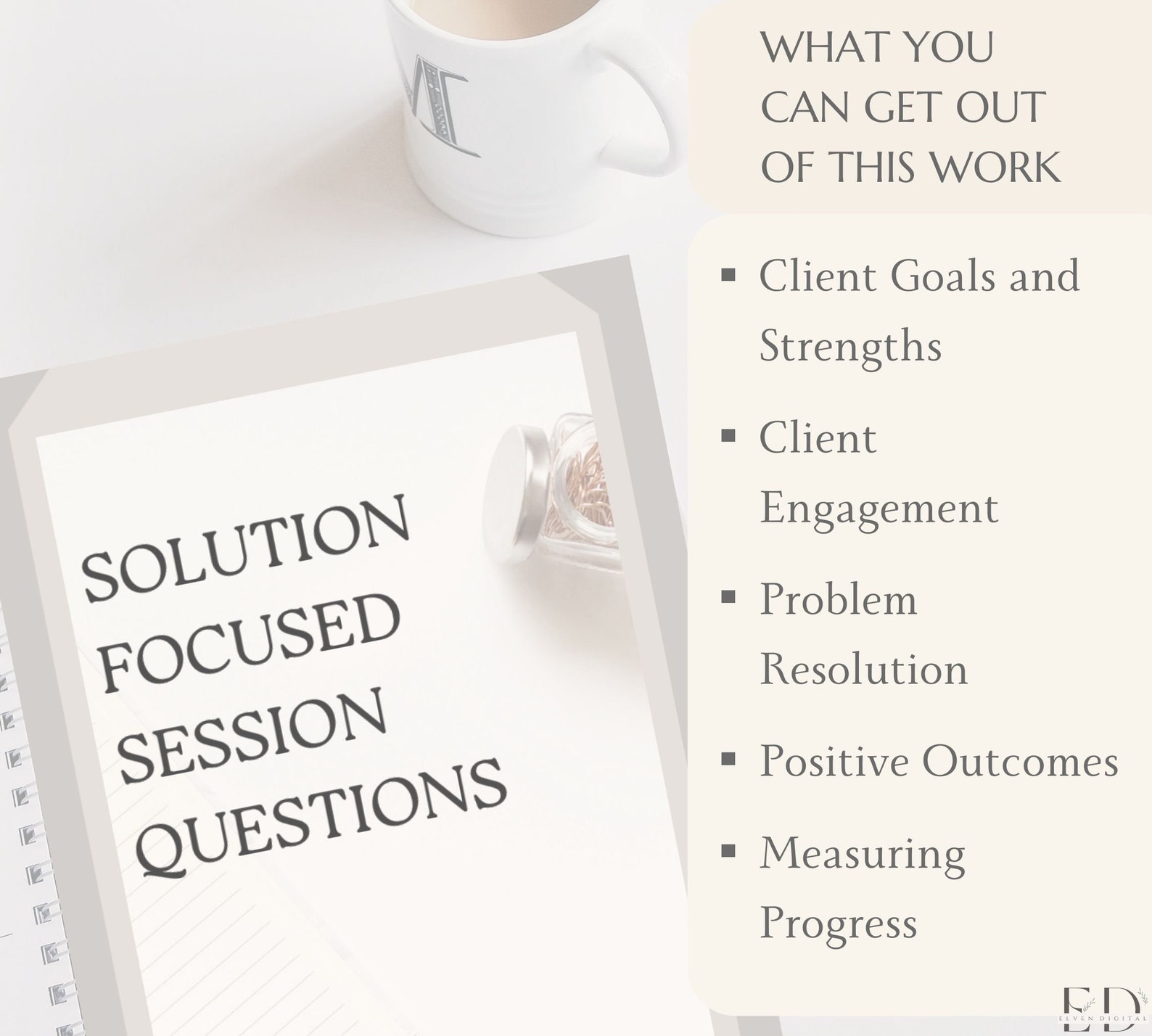 Solution Focused Brief Therapy Questions SFBT SFT Questions Cheat Sheet ...