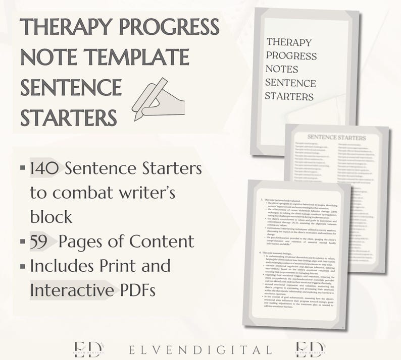 Therapievoortgangsnotities zin starters woorden zinnen stellingen Cheatsheet voor therapeut CGT DGT-rapportage schrijven psychotherapieproces afbeelding 2