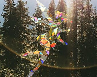 Fairy Suncatcher Window Sticker, Rainbow Light Catcher Decal