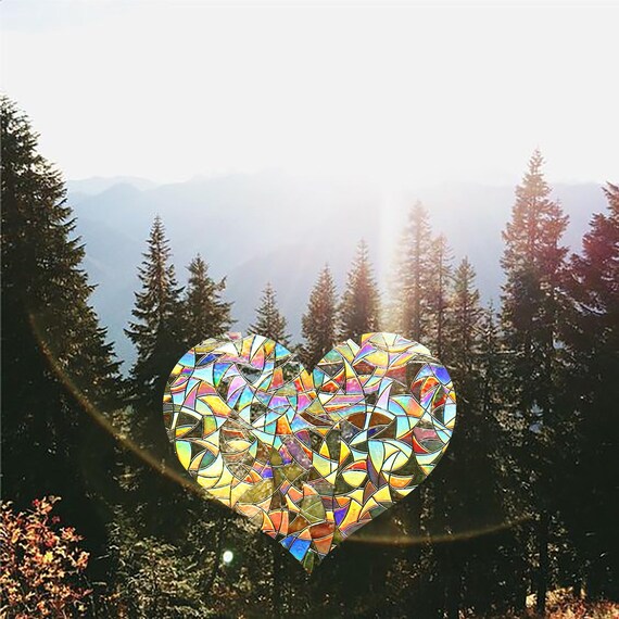 Attrape-Soleil Autocollants De Fenêtre Fleurs 3 Pièces, Stickers Anti