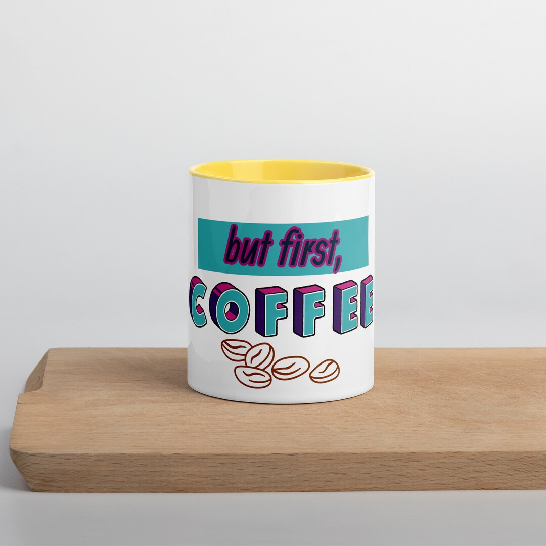 Mug With Color Inside - Etsy