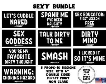 Sexy Photo Booth Props, Bachelorette Party, Naughty Theme