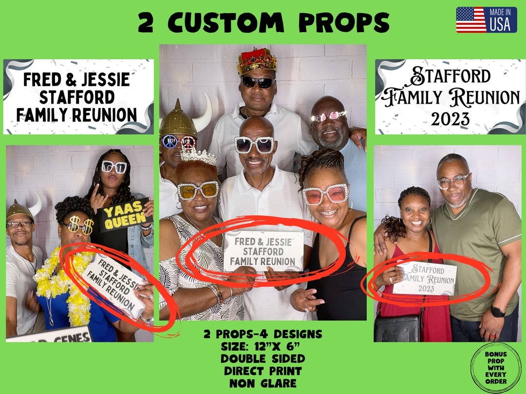 Custom Props-2 Props-4 Designs, Photo Booth Props, 360 Photo Booth ...