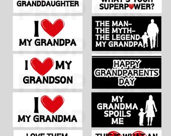 Fotohintergrund "Happy Grandparents Ever" – 2,4x1,8 M, Vinyl, Für Oma/Opa, Ruhestand, Party-Dekoration & Foto-Shootings