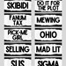 Slang Photo Booth Props, Party Events, Double Sided Signs - Etsy