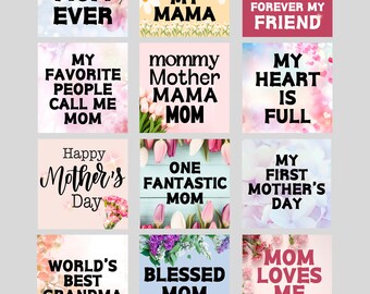 Mother's Day Bundle, Photo booth props, 360 photo booth props, custom photobooth props, props for weddings, parties events