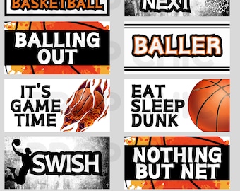 Basketball Photo Booth Props, Sports Party Decorations