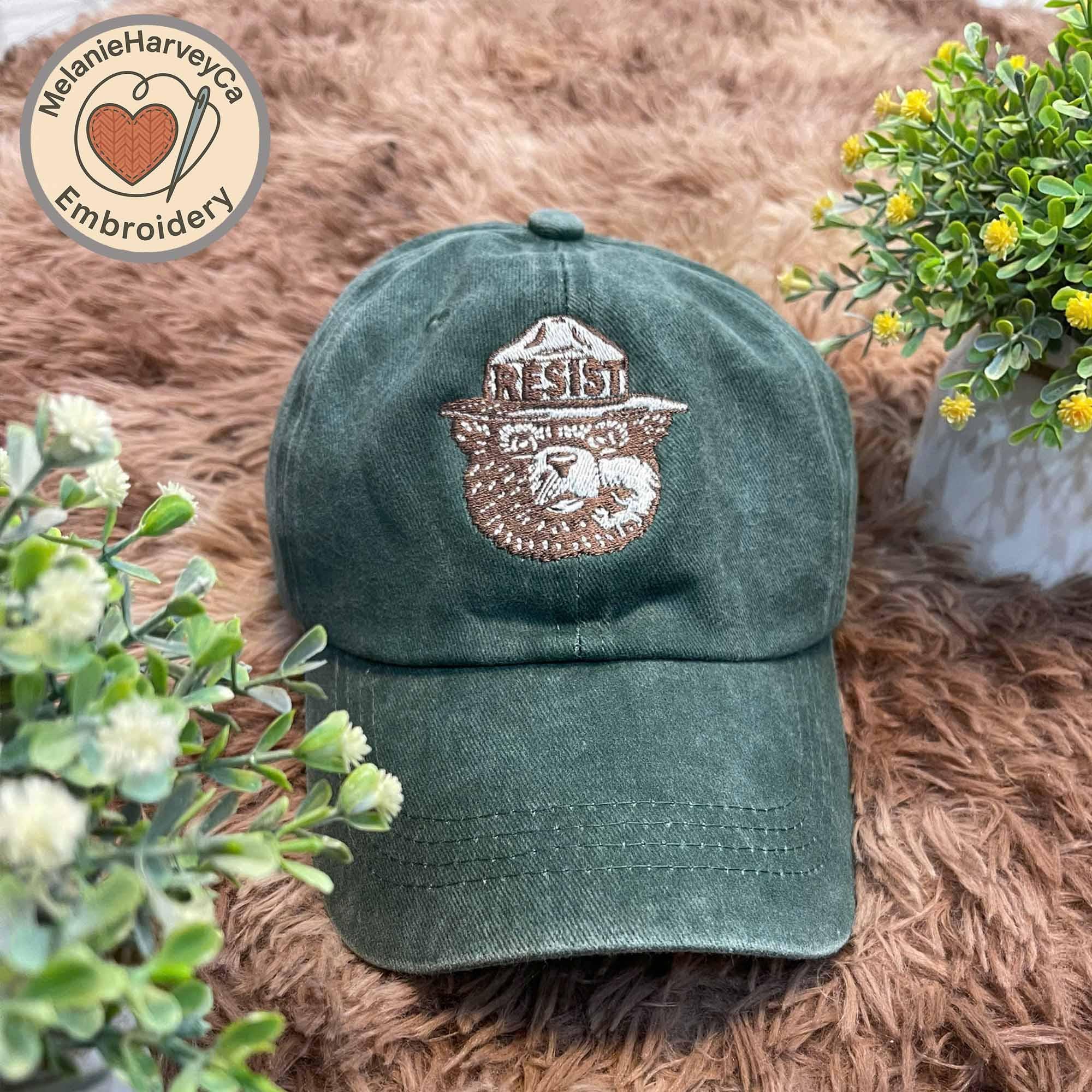 Embroidered Bear Cap - Etsy Canada