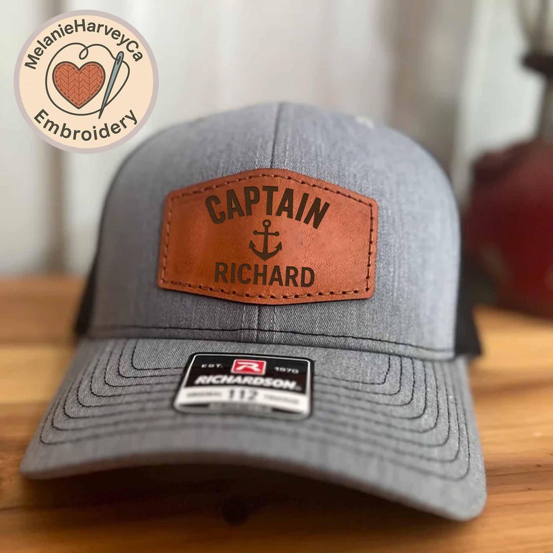 Qualified Captain Patch Hats Instagram Captain Hat Personalized