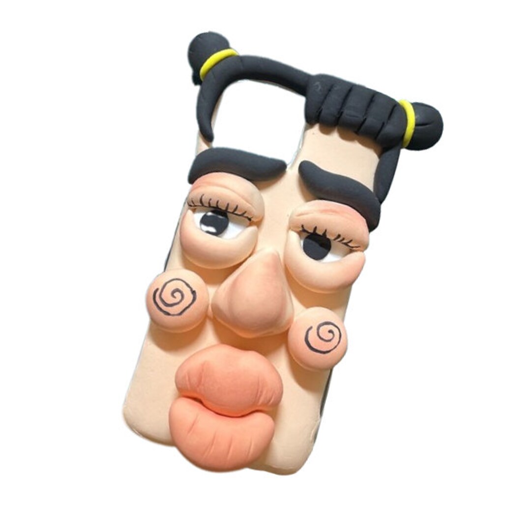 Ugly Meng Ultralight Clay Fun Phone Case Ugly Meng Funny Phone Case