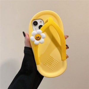 Funny Yellow slippers iPhone 14 13 12 11 Pro Max Phone Case for iPhone 13 34 Mini Phone Case for iPhone | Perfect gift for her or him
