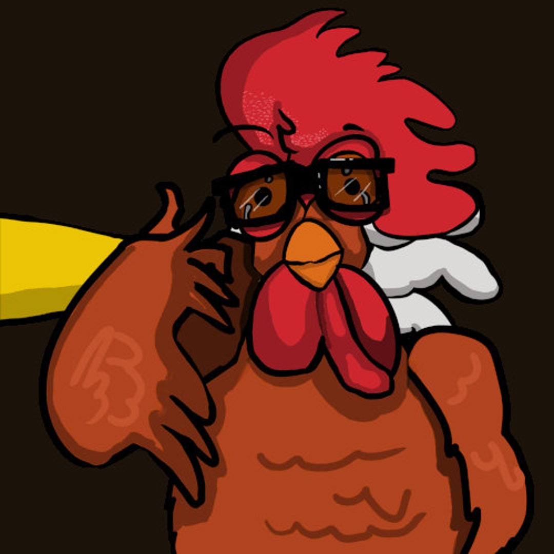Funny Choking Chicken Emote for Twitch Etsy
