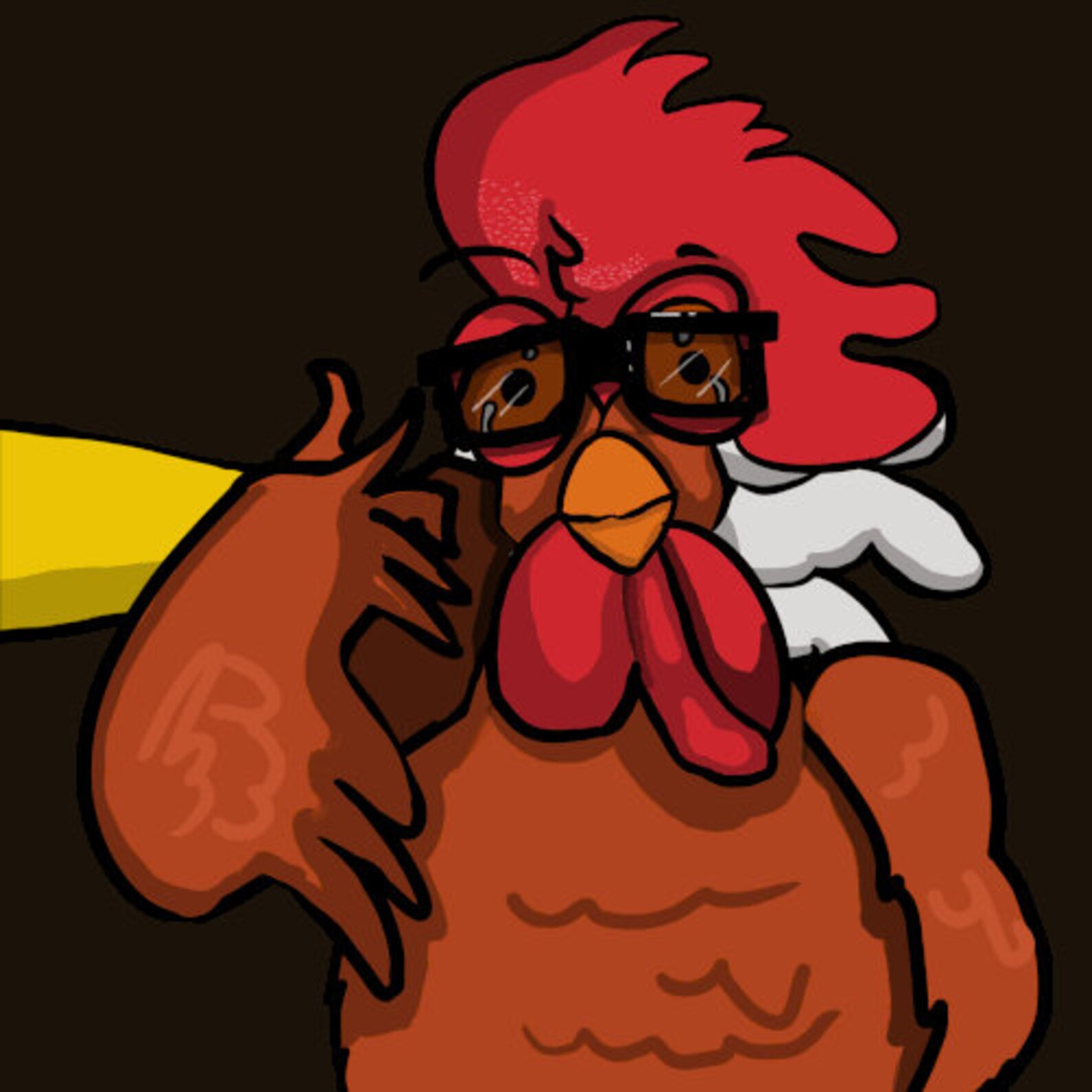 Funny Choking Chicken Emote for Twitch - Etsy